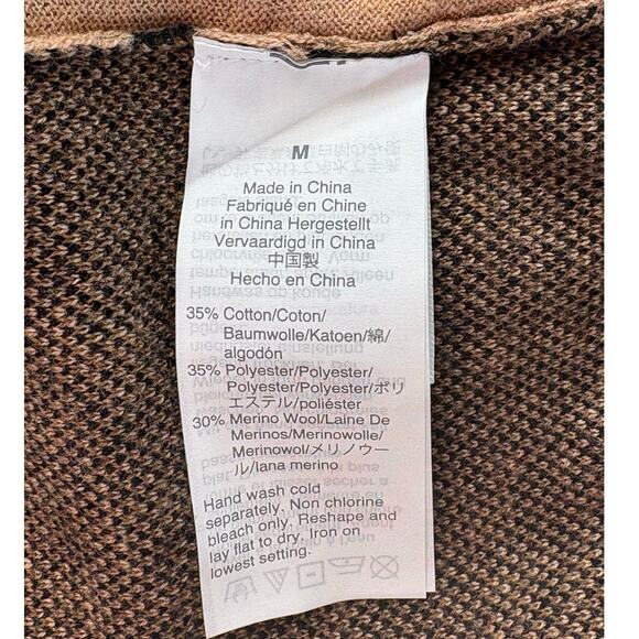 J. Crew Leopard Print Zip Front Cardigan Medium - Picture 5 of 7